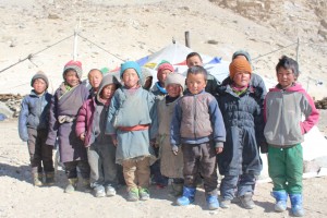 Ladakh, Jangthang, ultimi giorni di vacanza prima dell'inizio della scuola